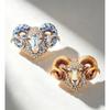 1Pcs Unisex Rhinestone Charming Year Of The Goat Zodiac Animal Party Brooch Pins Beautiful Goat Brooches For Women