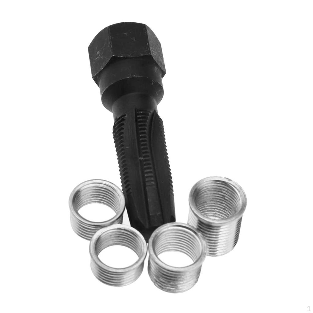 5 Pieces Spark Plug , Rethreader ,with Inserts ,Cylinder Head Tools mm Sparking Plugs Easy Durable
