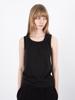 Seleukeu Asymmetrical Double Sleeveless _ Black