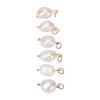 6pcs Baroque Pearl Pendant Freshwater Cultured Pearls for Earrings Necklace Dangle Keychain Making DIY Large Size