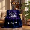 Melbourne Storm Custom Flannel Blankets Soft Warm Cozy Throws for Home Decor Holiday Gifts