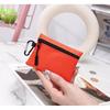 Canvas Mini Coin Purse Simple Zipper Kid Storage Pouch Money Pocket Solid Color Coin Key Bag Women Men Cute Wallet Mini Purse