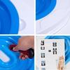 Pet Cat Toilet Traine Instead of Litter Bowl Spare Tray White Tray+rail Inner Support 2 Piece Set