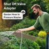 Pressure Washer Connection Stainless Steel Adapter for Garden Hose Integrated Valves Control and Leakproof O Rings