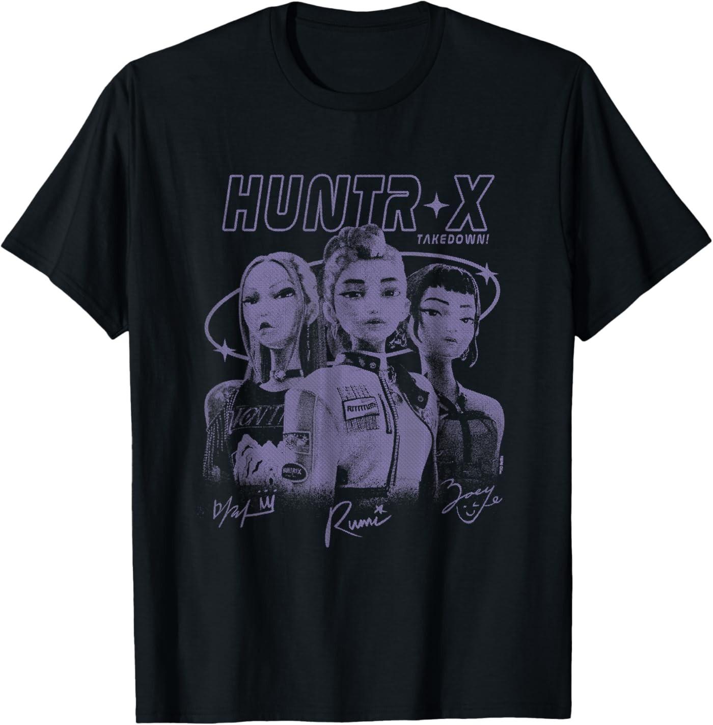 Kpop Demon Hunters HUNTR/X Takedown Officially Licensed T-Shirt M