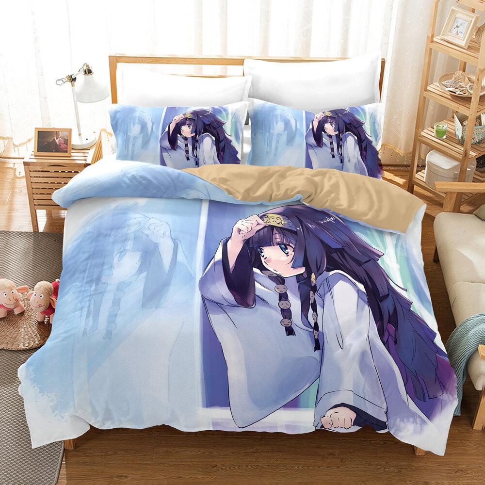 Game 3D Digital Printing Kit Quilt Cover Three-Piece Set