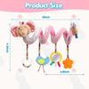 Baby Car Seat Toys Activity Stroller Toy for Boys Girls 0 3 6 9 10 12 Months, Spiral Hanging Plush Toys Activity Stroller Toys