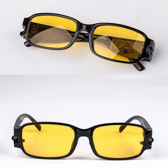 Unisex Rimmed Reading Eyeglasses Glasses Spectacles Magnifier with LED Light