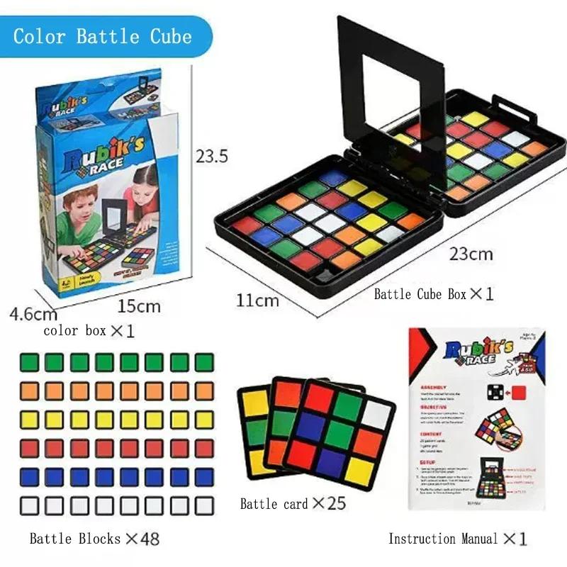 

Kids Color Battle Square Race**Game Parent-Child Square**Desktop Puzzles Learning Educational Toys Anti Stress