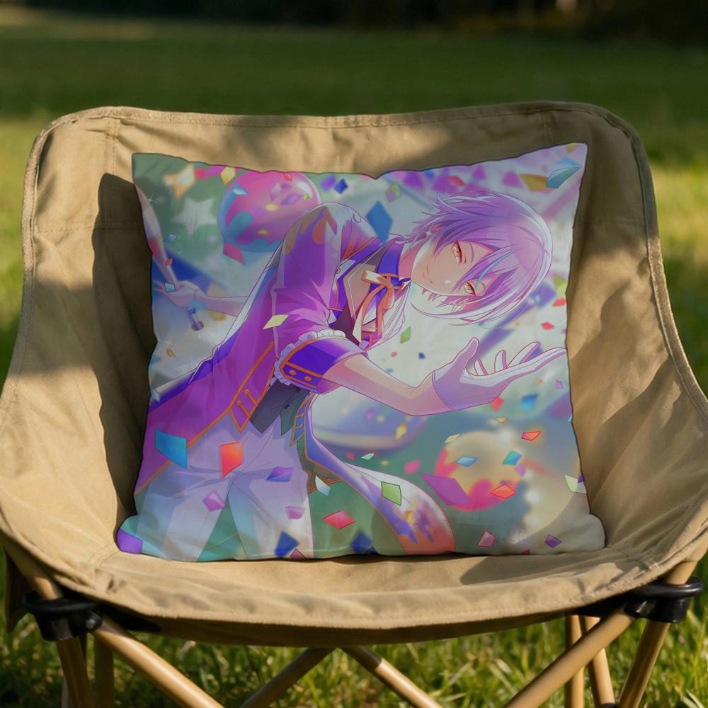 KKamishiro Rui Cushion Cover Soft Reversible Durable Pillow Cover MultiScene Use for Home Car Daily Comfort