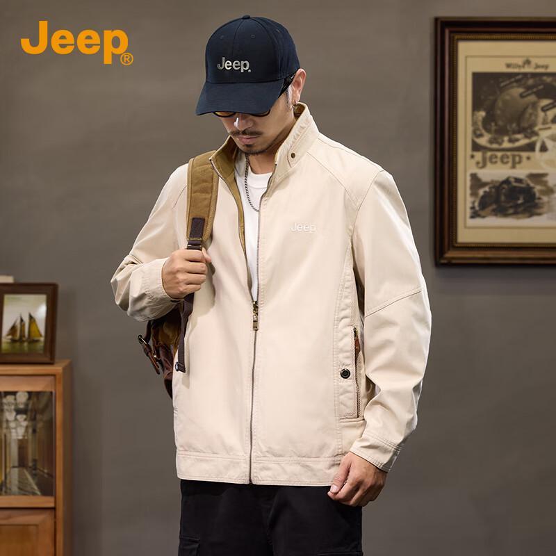 Jeep Men's 2025 Fall/Winter Reversible Stand-Collar Jacket