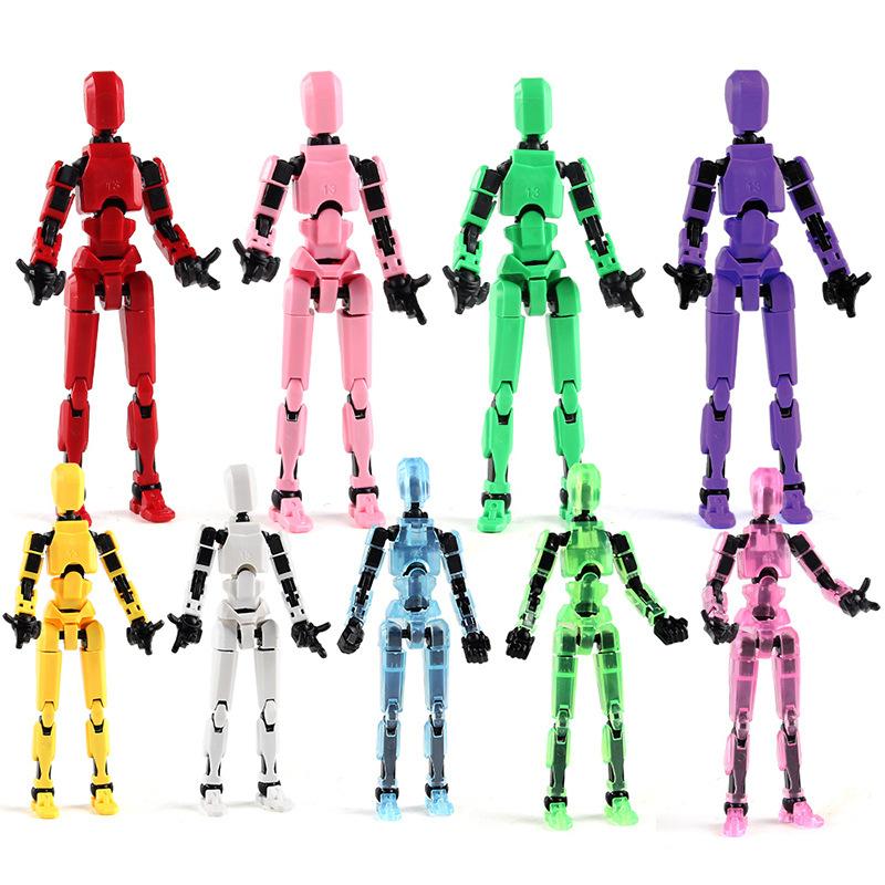 3D Multi-Jointed Movable Shapeshift Robot Creative Printed Mannequin Dummy Action Model Doll Toys Kid Decora For Girl Boys Gifts