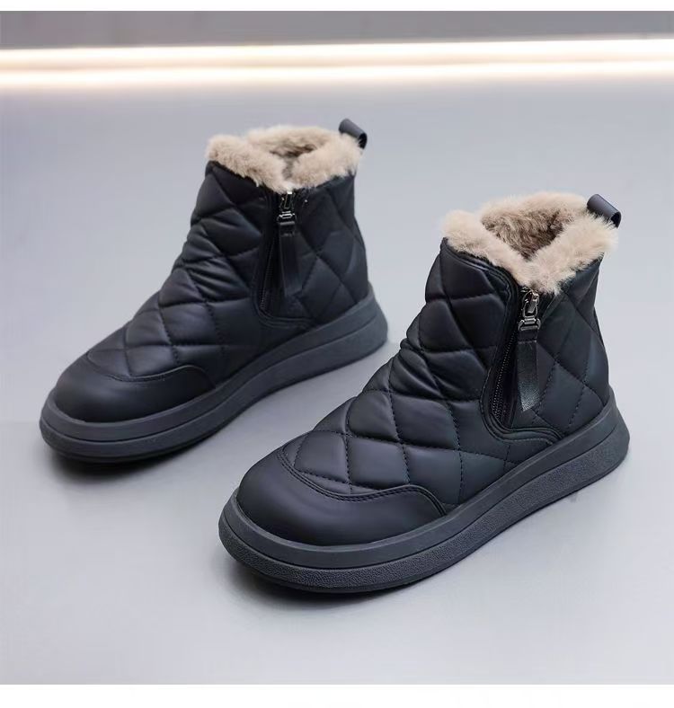 Women's shoes winter new popular Northeast large cotton shoes non-slip thick-soled warm short boots piled thickened snow boots shoes