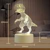 Children's Lamp In the Shape of a Dinosaur LED 3D 3 Light Modes Engraved