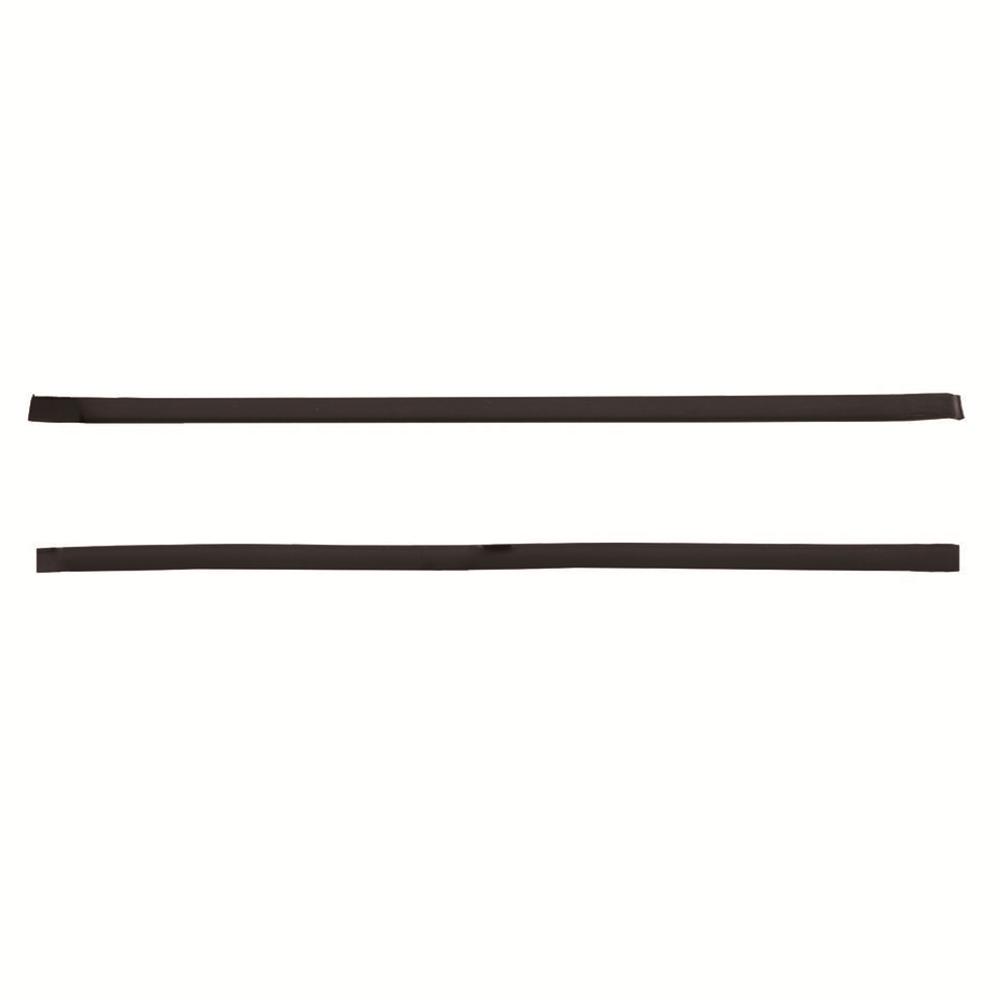 Pair New Black Roof Trim Molding Kit Fit For 2016-2021 Honda Civic Sedan 5-Door