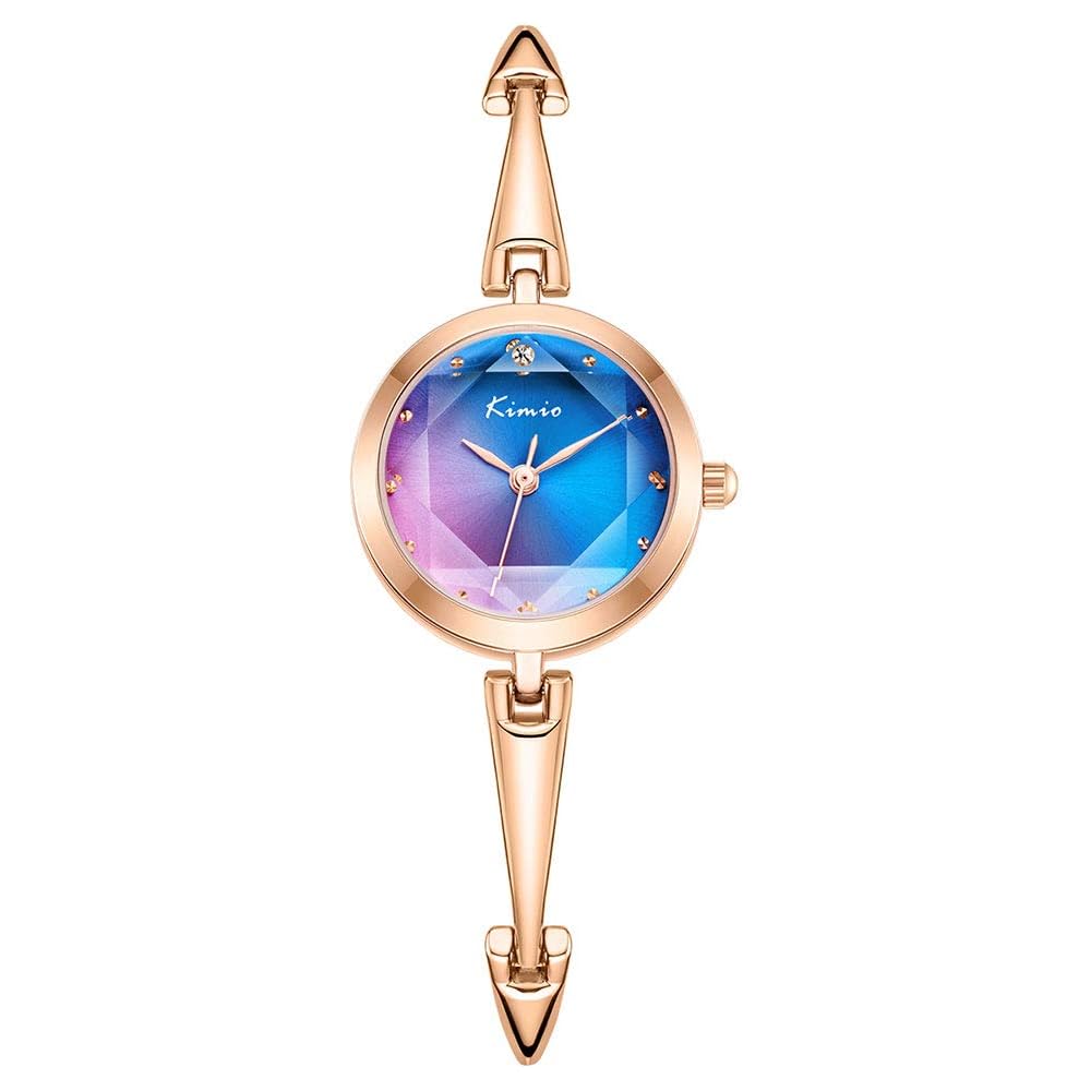 Kimio K6406 Women s Cute Bracelet Watch Quartz Analog Display with Diamonds Multicolor