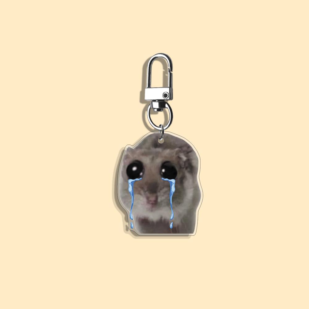 Funny Cat Keychain Student Gift Bag Women's Bag Cute Things Gift For Best Friends Cartoon