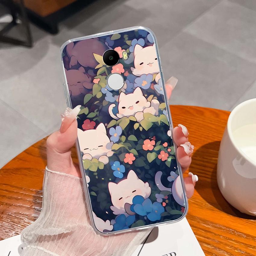 Hülle Für Redmi 4 3 6 Pro 4A 4X 5A 5 Plus K90 Niedliches Haifischkatzenmuster Handyhüllen Weiche Ultra Dünne TPU Silikon Anti-Rutsch-Schale Für Redmi Klare Rückabdeckung