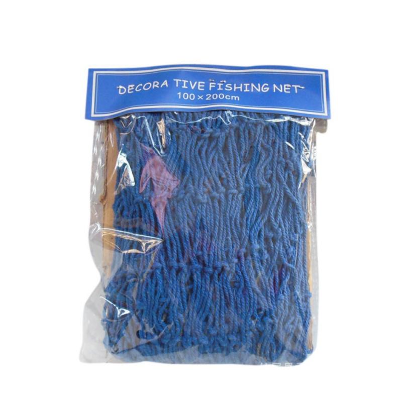 Rybářská síť pro domácí dekorace, nástěnné závěsy ve stylu Středozemního moře, samolepky na zeď na dveře s dekorací mušlí