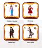 Primitive Man Cosplay Costume for Adults & Kids - Party & Stage Role Play Outfit