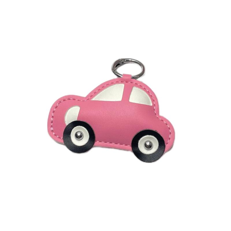Vintage Creative Car Keyring Accessories Key Chains Alloy PU Material Creative Keychain Ornaments Cartoon Schoolbag Bag Pendant