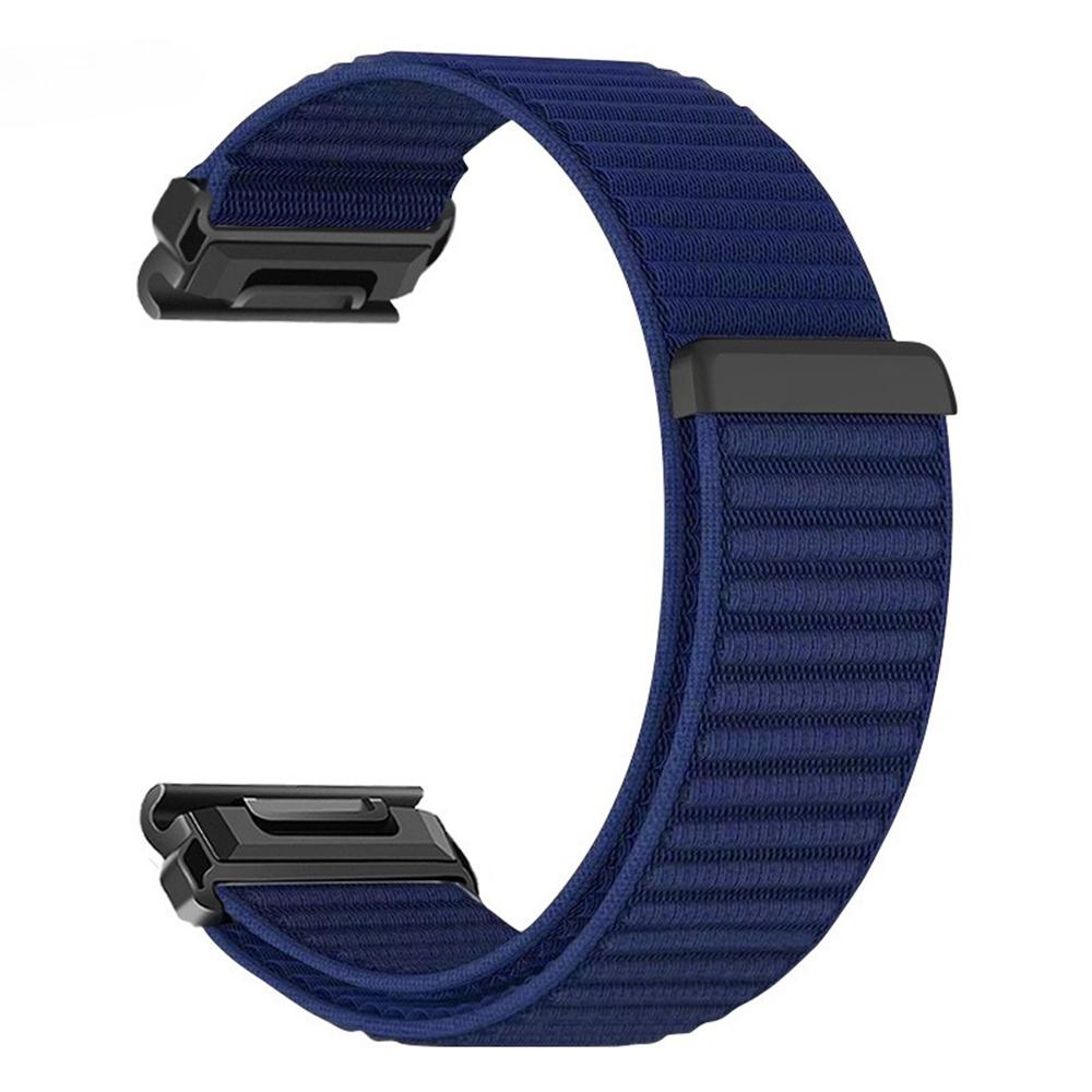 22mm Wrist Strap for Garmin Fenix 7/7 Pro/6/6 Pro/5 Plus Magic Tape Nylon Woven Watch Band