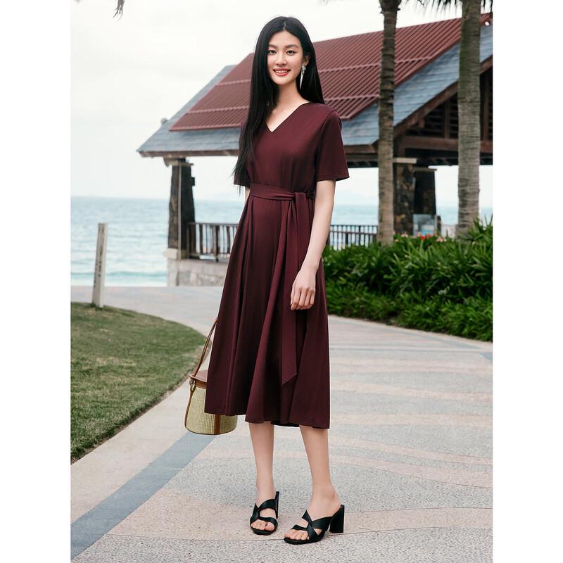 

Jozi Annaco 2025 Summer Minimalist Lyocell Mercerized Cotton Dress L