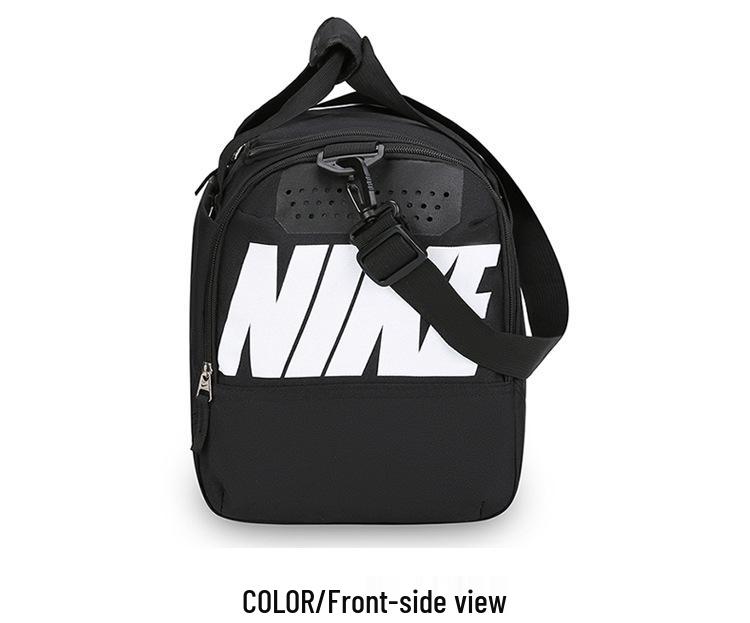 Unisex Sports Basketball Travel Bag with Shoe Compartment - Large Capacity, Crossbody & Handheld Features