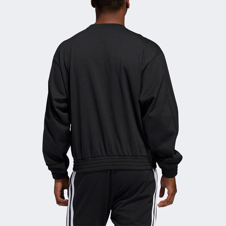 Adidas Sweatshirts Men's Black Crew Neck Moderate Regular GI6673