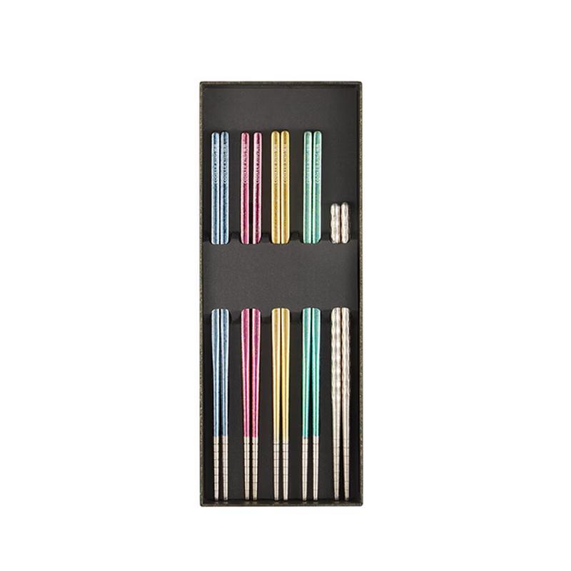 COOKER KING Pure Titanium Chopsticks Set