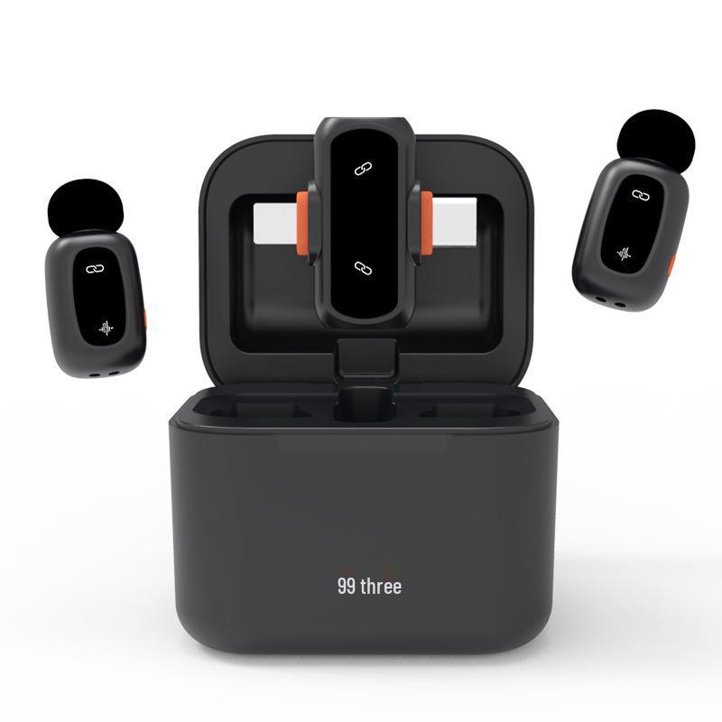 

J36 Wireless Lapel Microphone with Charging Case and AI Noise Reduction for Live Streaming and Real Scene Recording