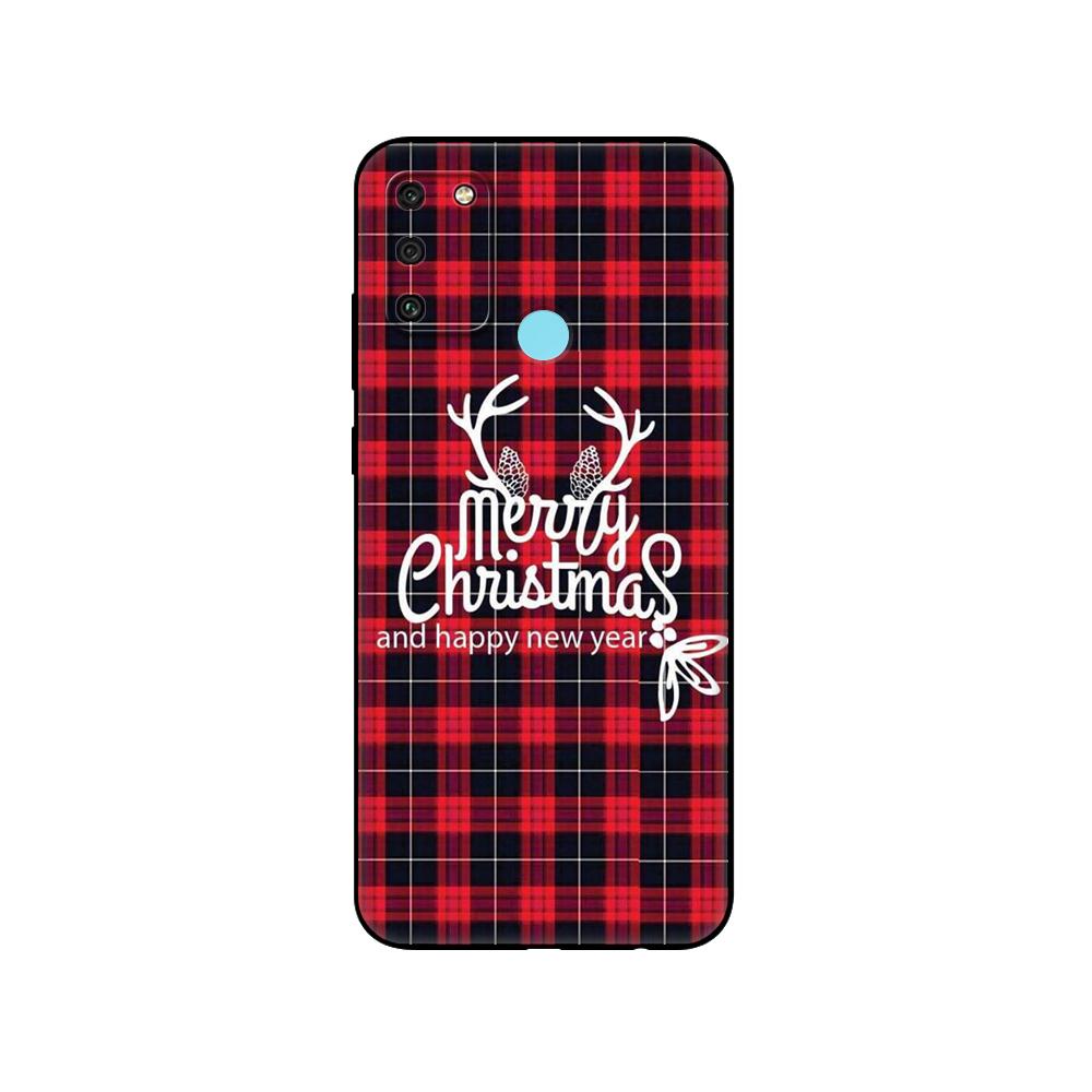 Schwarze TPU-Hülle für Huawei Honor 8a Prime 8s Prime 9 Lite honor 9A 9C 9X Premium 9x Pro 9S Frohe Weihnachten Schneemann Neujahr