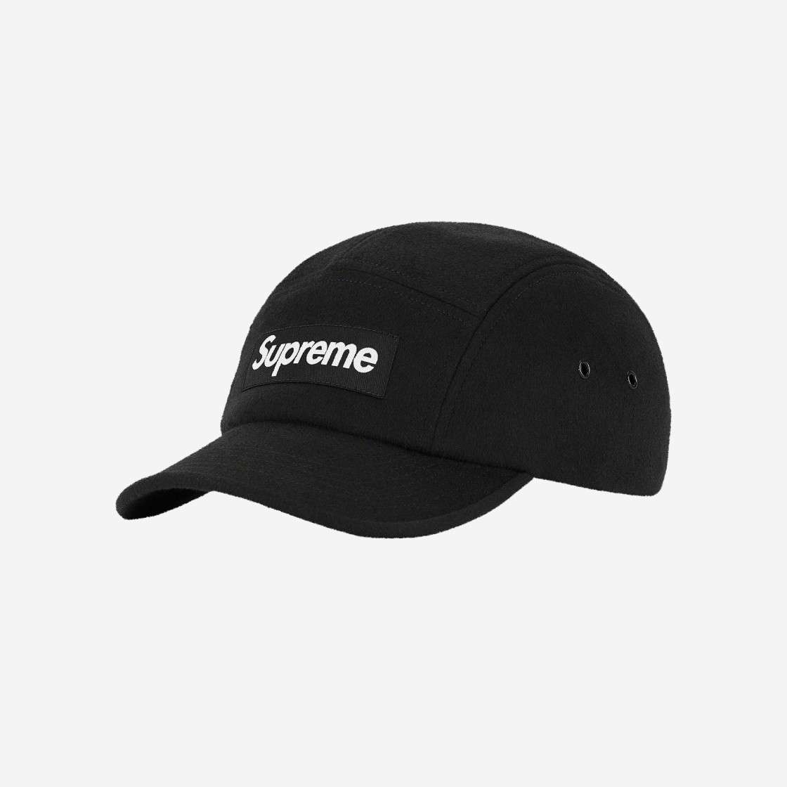 

Кепка Supreme Wool Camp Черная 21FW -