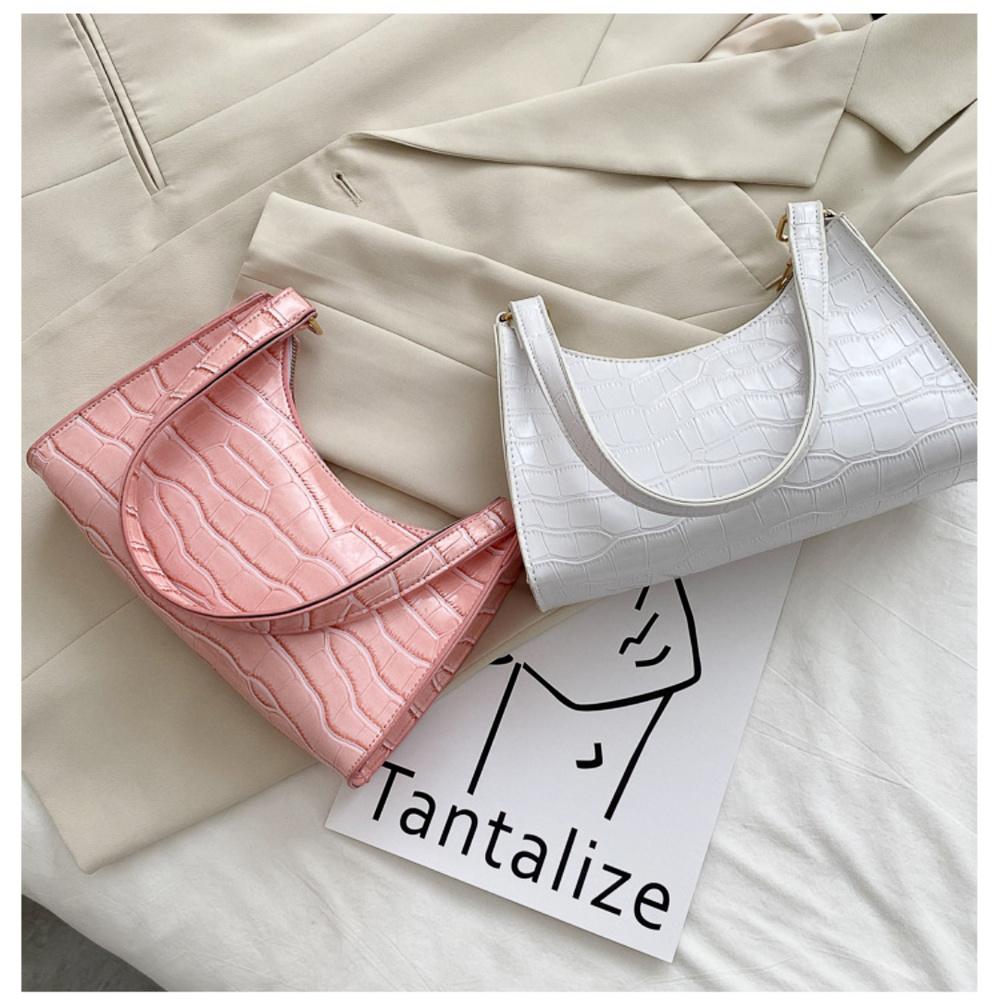 Retro Casual Kadın Tote Omuz Çantaları Kadın Deri Düz Renk Çanta Moda Çanta için