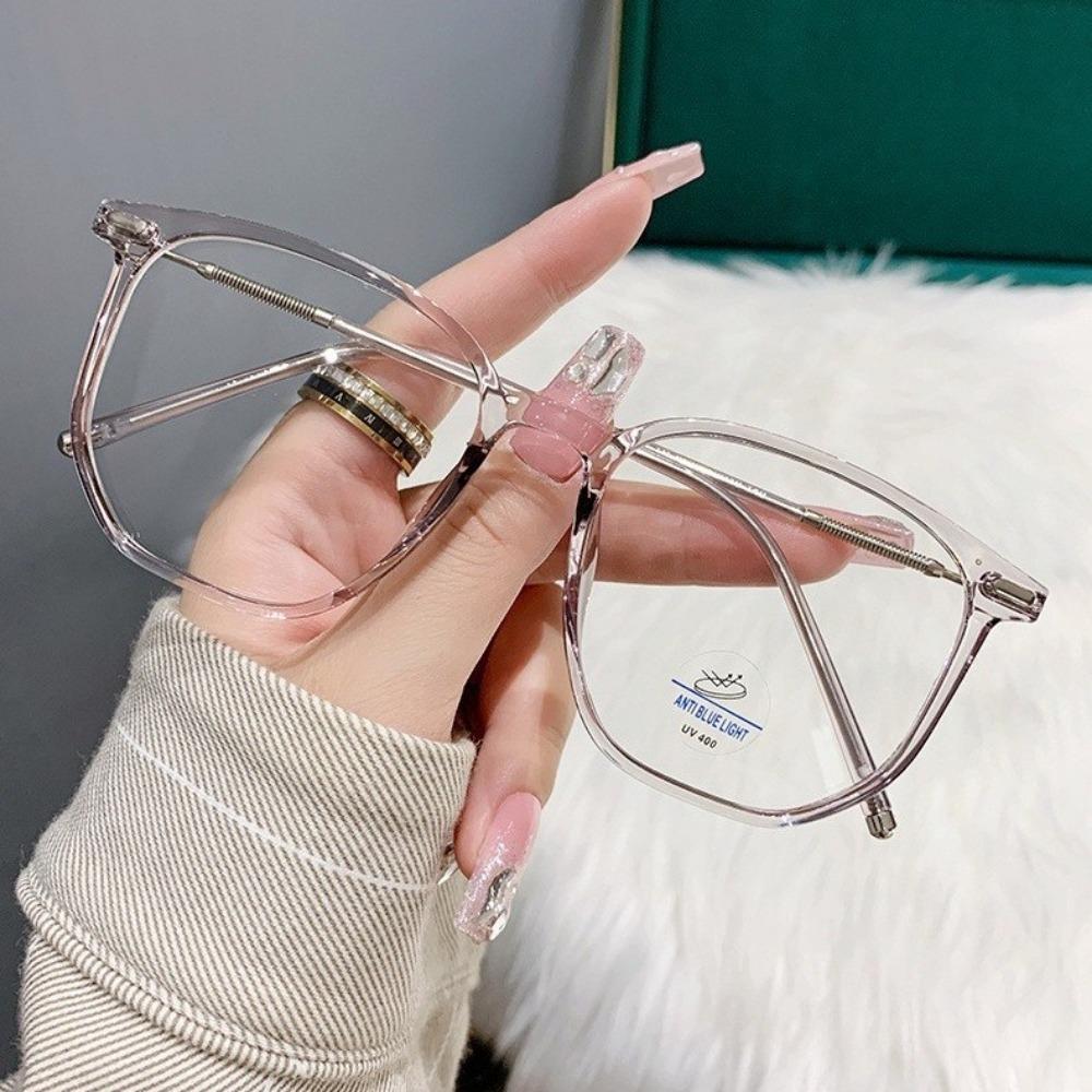 Pochromic Anti Radiation Eyeglasses for Women/Men Anti Blue Light Metal Frame Shades UV400  Anti Radiation Eyewaer Replaceabl