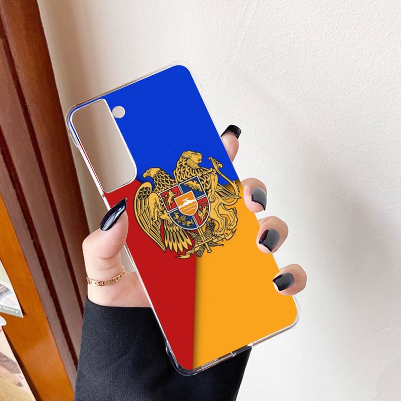 MaiYaCa Custodia per Telefono Bandiera Armena Armenia per Samsung S21 A10 per Redmi Note 7 9 per Huawei P30Pro Honor 8X 10i cover