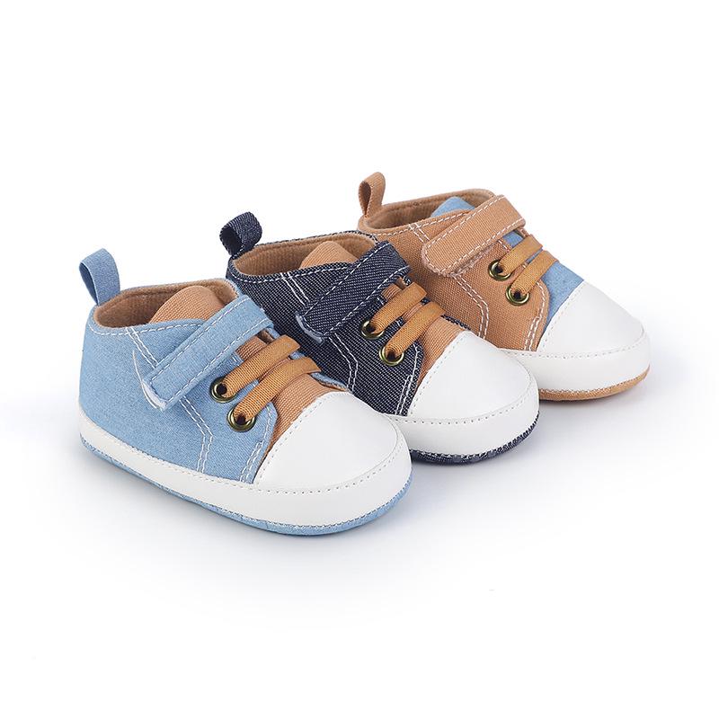Unisex Baby Soft Sole Canvas Shoes for 0-12 Months - Perfect for Spring & Autumn Walking