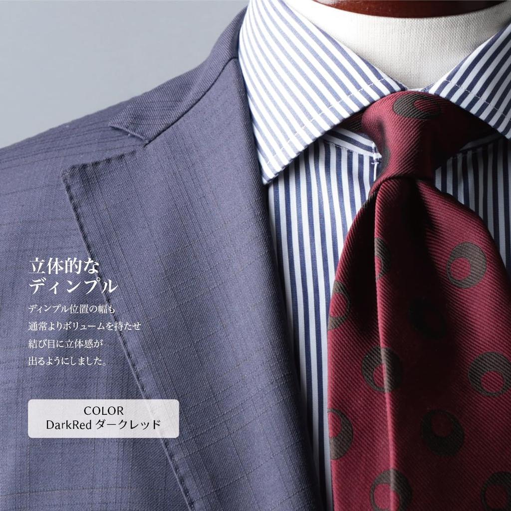 [Y&TAILOR] Necktie, Kyoto-made, Tango-made, Large Pattern, Square, Small Pattern, Paisley Weave Series, 100% Silk, High-Quality, Made in Japan,