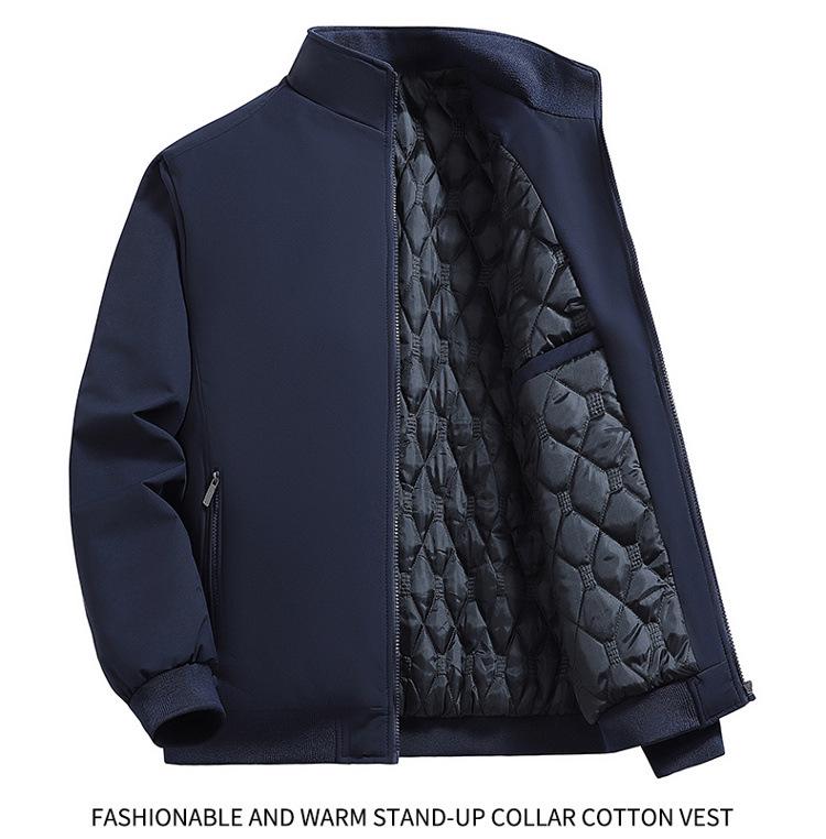 Men's Winter Fleece-Lined Thick Jacket – Trendy, Versatile, Warm, Cotton Padded Coat 2026