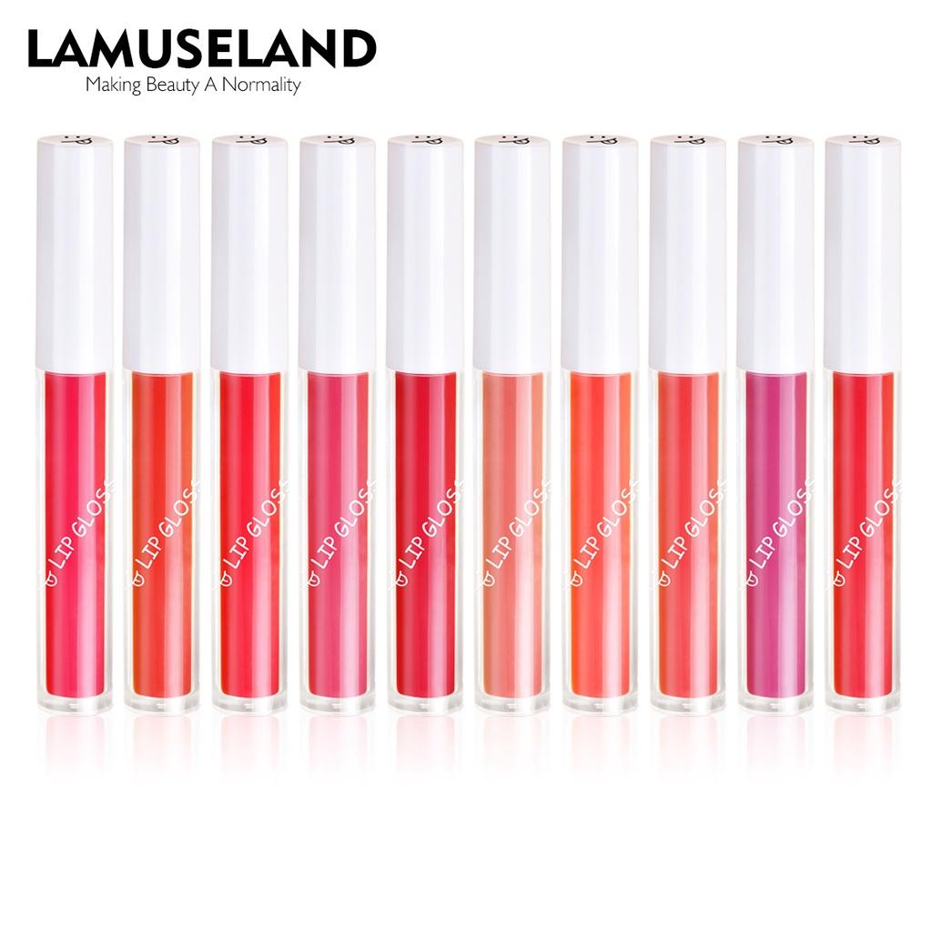 LAMUSELAND Keep Smile wodoodporna matowa szminka w płynie długotrwała nieprzywierająca filiżanka błyszczyk do ust pulchny olejek do makijażu ust 1,5g