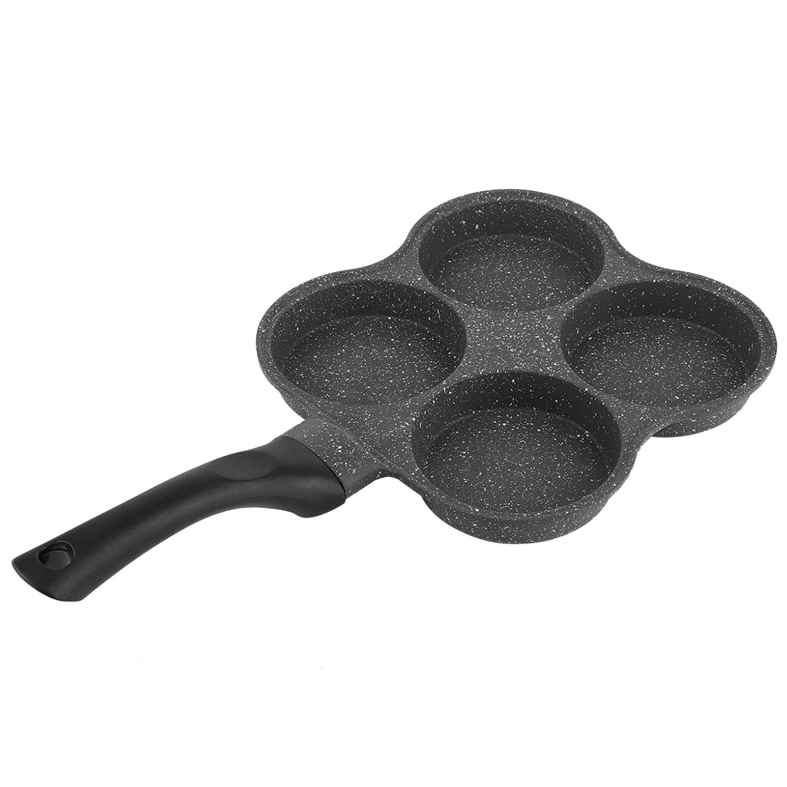 

NonStick Aluminum 4Hole Pancake Omelet Eggs Pan Frying Pot Breakfast Maker Kitchen Utensil белый