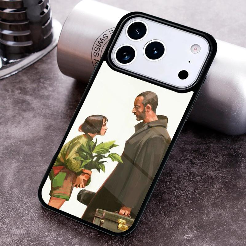 Killer Leon Famous Movie Phone Case for iPhone 17 16 15 Pro Max Air 14 13 12 11 Plus Shockproof Cover