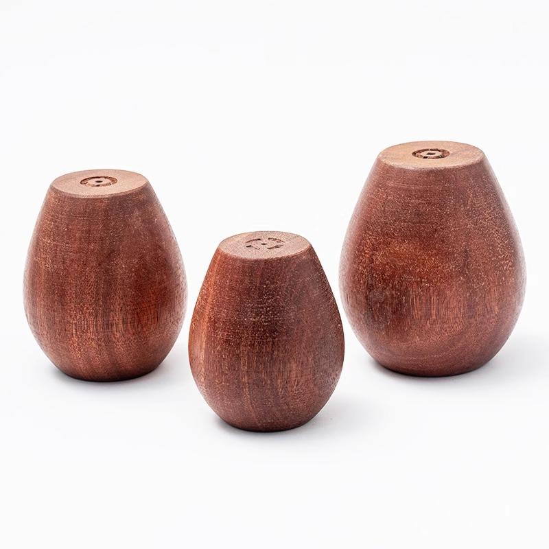 Pottery Pot-making Tools Mahogany Eggs Smooth Hard To Leave Marks Easy To Operate for Adjust Spout and Lid Polish Clay Embryo