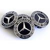 Conjunto de 4 Peças Calotas Centrais de Roda Mercedes Benz