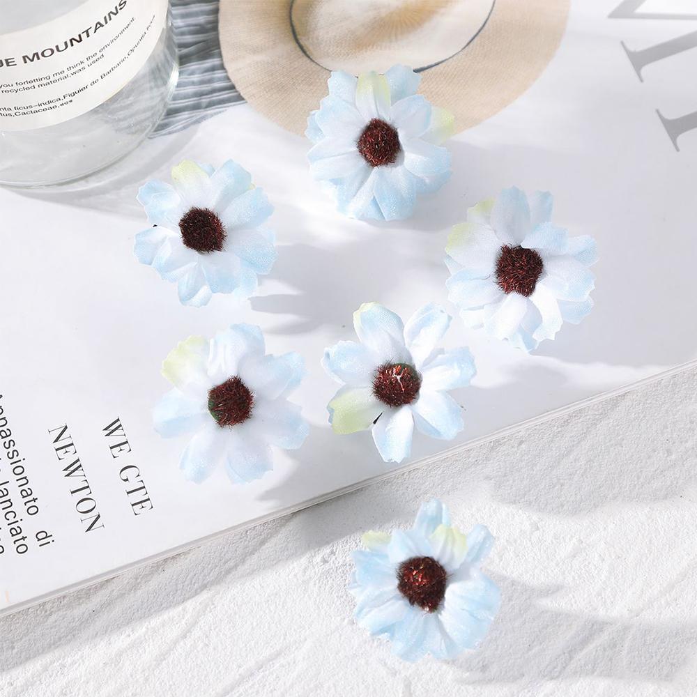 6Pcs Headwear Small Flower Hairpins Cute Daisy Side Hairpin Sweet Hair Duckbill Hair Clip  Girls
