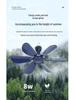 Silent Breeze Hanging Mini Ceiling Fan with Mosquito Net for Dorms and Beds