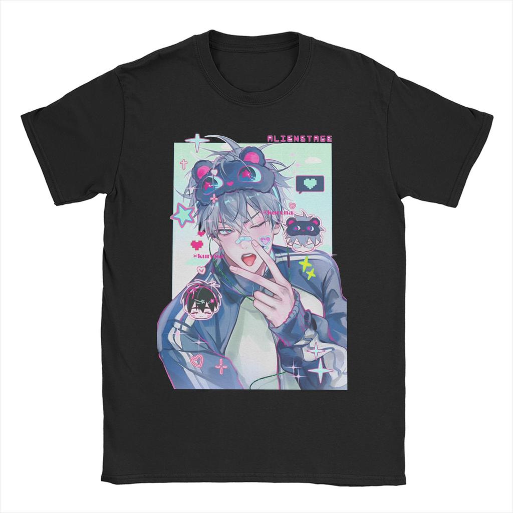 Neuheit Alien Bühne T-Shirts für Männer Frauen Rundhals 100% Baumwolle T-Shirt Till Ivan Anime Kurzarm T-Shirts Geschenkidee Kleidung