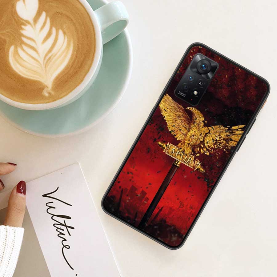 

SPQR Roman Imperial Legionv Case Phone For Redmi 13 14C 12 12C Note 14S 14 Pro Plus 10 10A 10C 9 9A 9C 9T 8 8A 7 7A TPU Clear Co Redmi Note 14 5G