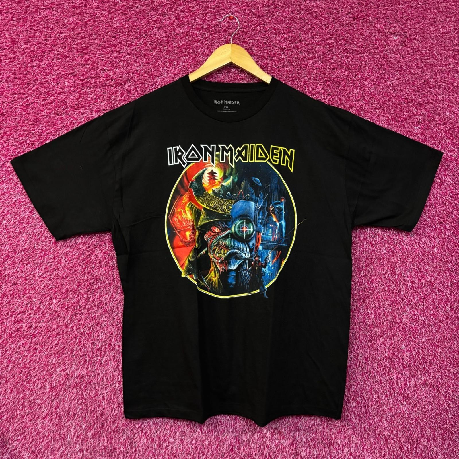 Футболка Iron Maiden The Future Past Tour  23 с круглым принтом M