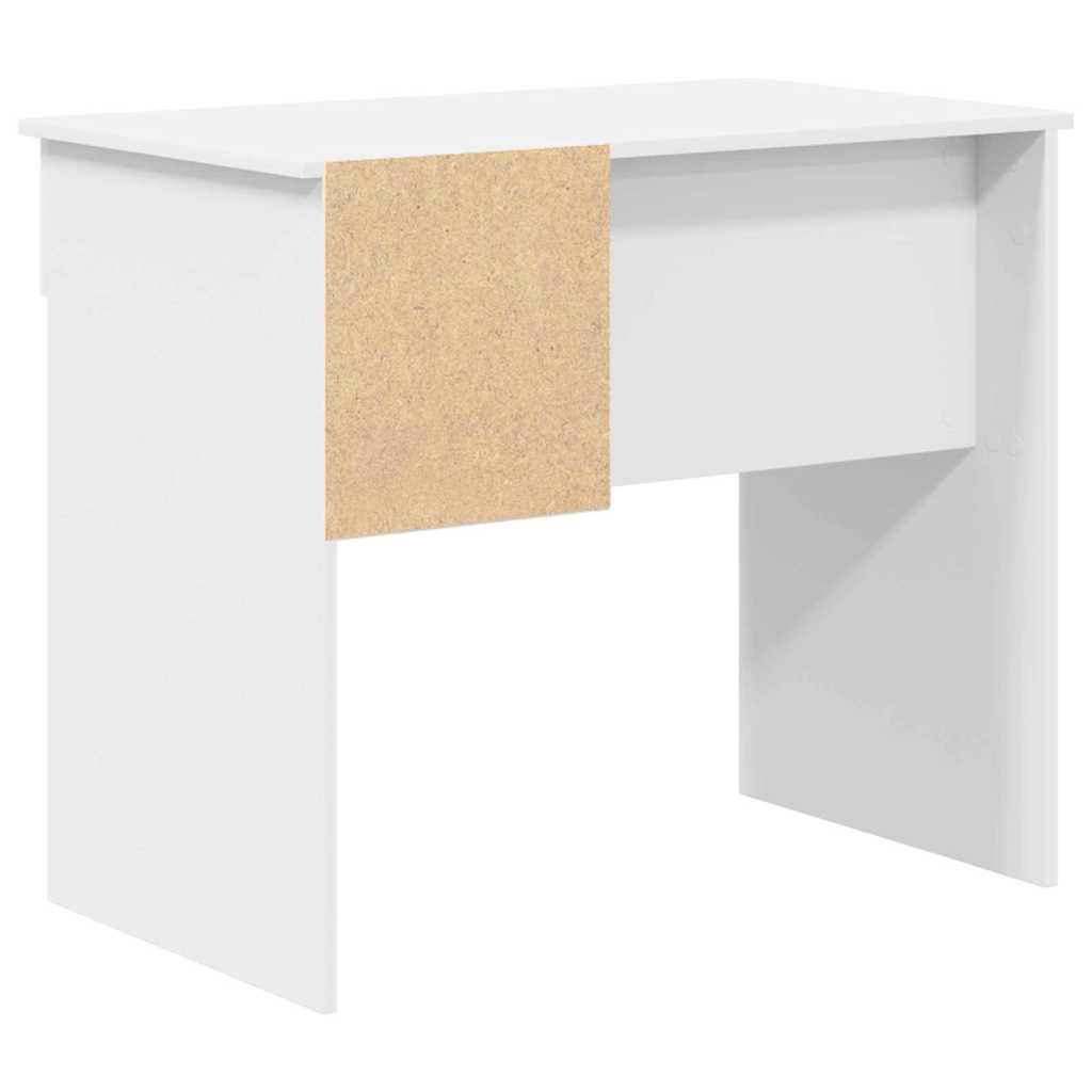 White Desk with Drawers 90 x 49 x 75 cm Engineered Wood
